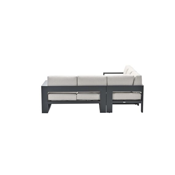 Cube Hoek Loungeset 3-Dlg Carbon Black/Desert Sand