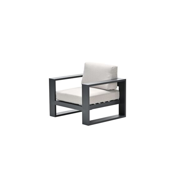 Cube Lounge Fauteuil Carbon Black/Desert Sand