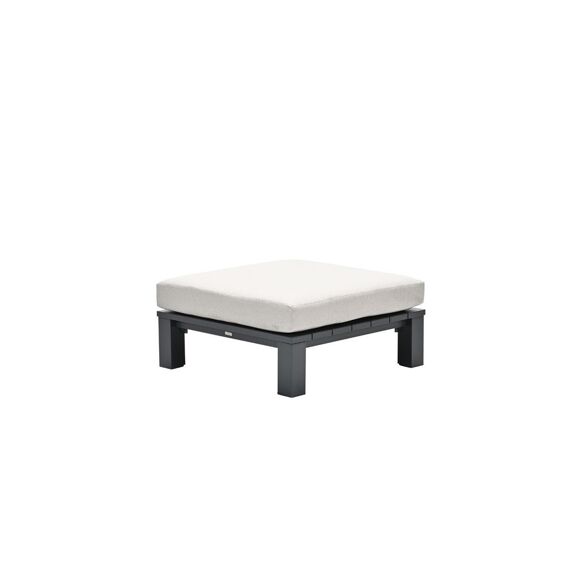 Cube Lounge Tafel 100X100Xh30Cm Carbon Black/Desert Sand