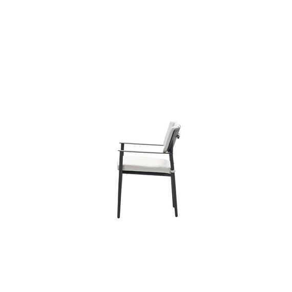 Toulon Dining Fauteuil Carbon Black/Desert Sand