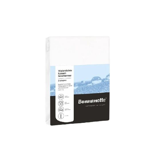 Bonnanotte Hoofdkussenbeschermer Waterdichht Wit 60X60