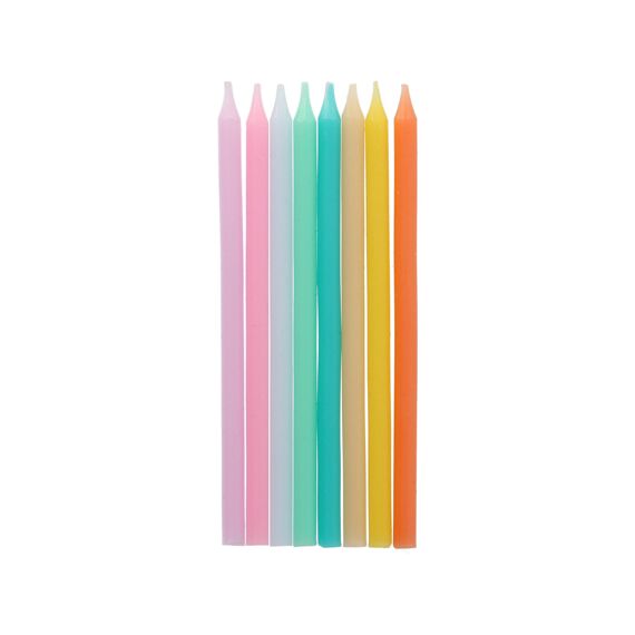 Kaarsen Pastel Vibes 10Cm 24Stuks