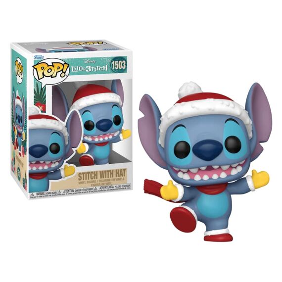 Funko Pop! Disney Stitch Hldy - Stitch With Hat