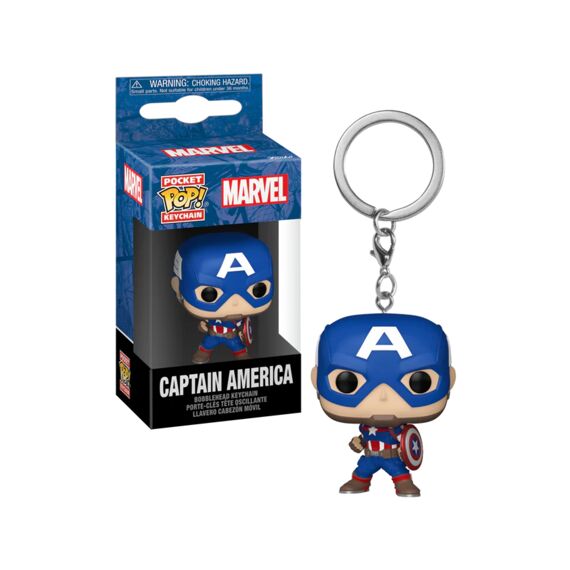 Funko Pop! Keychain Marvel Nc - Captain America