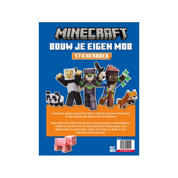 Minecraft Stickerboek - Bouw Je Eigen Mob