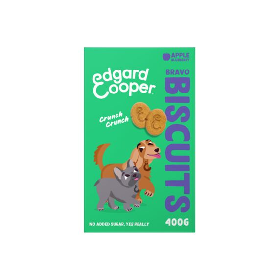 Edgard & Cooper Apple & Blueberry Biscuit 400G