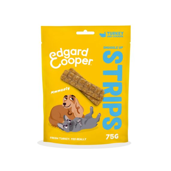 Edgard & Cooper Turkey & Chicken Strips 75G