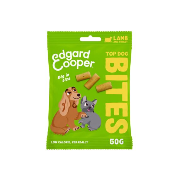 Edgard & Cooper Bigger Bites, Lamb & Turkey Bites 50G