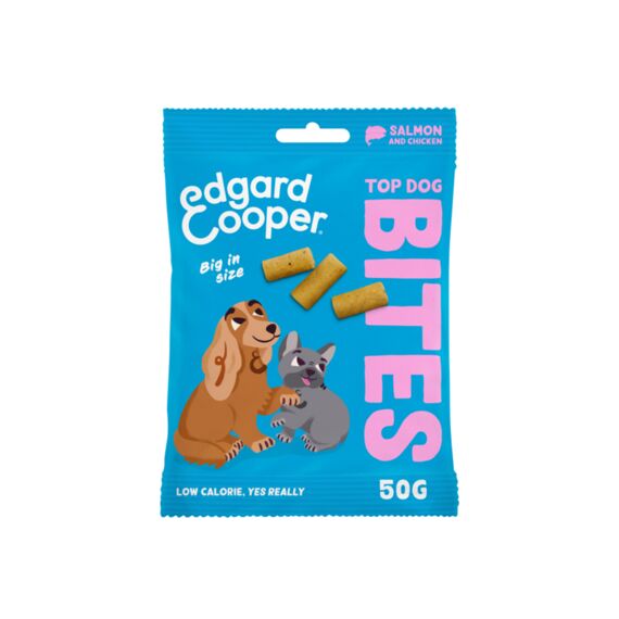 Edgard & Cooper Bigger Bites, Salmon & Chicken Bites 50G