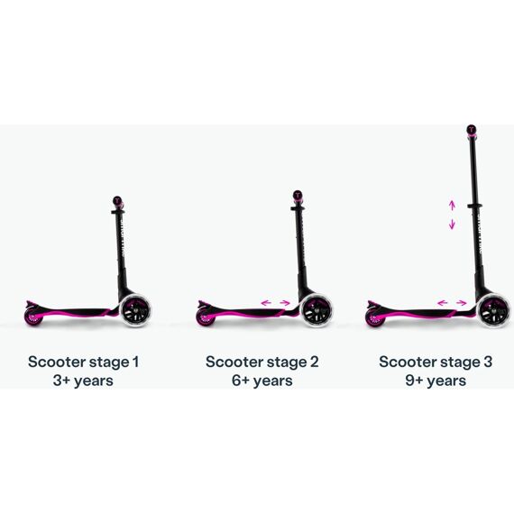 Smartrike Xtend Scooter Pink