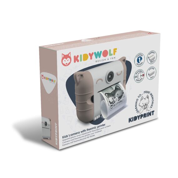 Kidywolf Kidyprint- Camera Thermal Printer- Peach