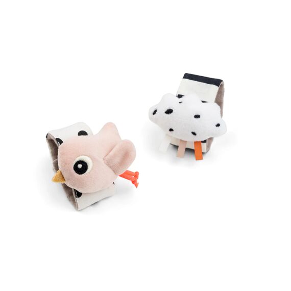 Done By Deer Polsrammelaar Set 2Pack Happy Clouds Powder