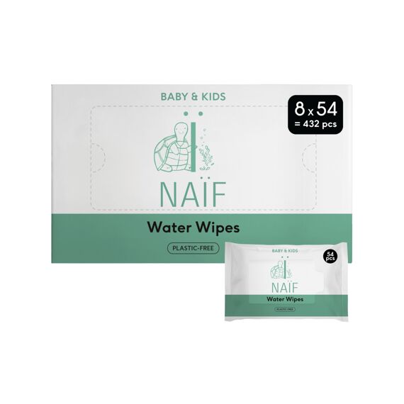 Naif Plastiekvrij Babydoekjes 8 X 54 Tissues 8 Pack