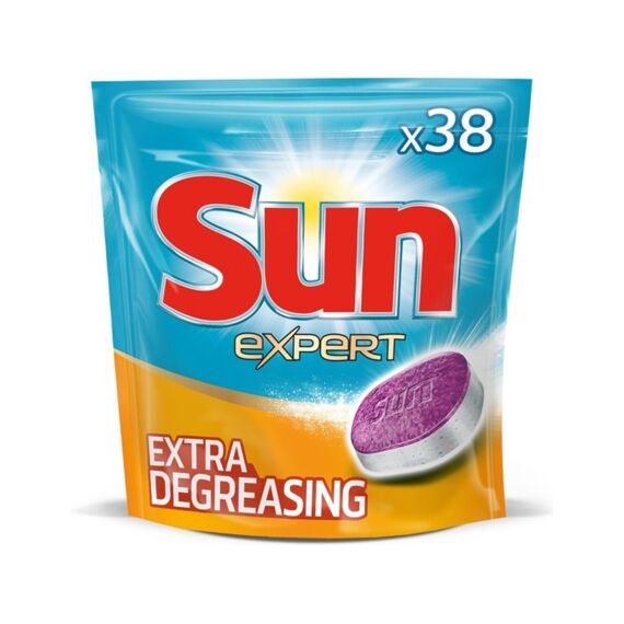 Sun Vaatwas Tabs All-In One Expert Extra Ontvettend 38St