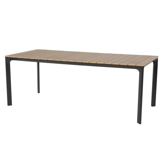 Tafel Arezzo 200X90Cm Alu/Polywood