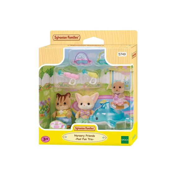 Sylvanian Families Trio Peutervriendjes-Zwembad