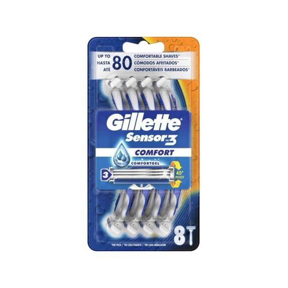 Gillette Scheermes Sensor 3 Comfort 6St