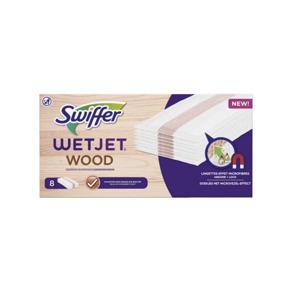 Swiffer Doekjes Wet Wetjet Wood 8St