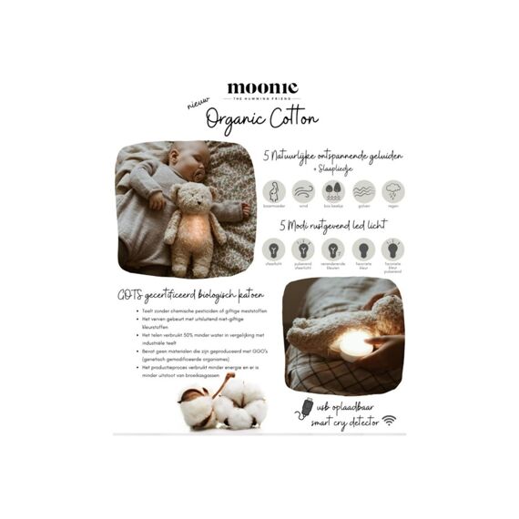 Moonie The Humming Bear Cappuccino Natur