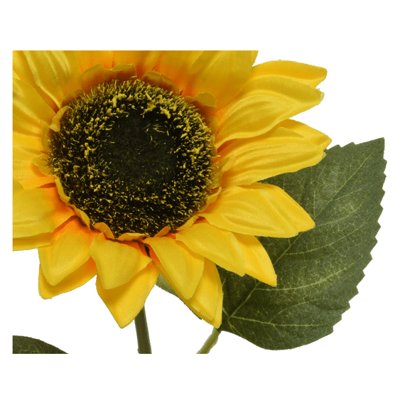 Zonnebloem Polyester Dia14.00-H64.00Cm Geel