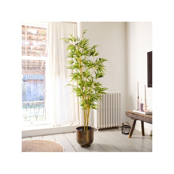 Bamboe In Pot Kunst L55.00-W80.00-H150.00Cm Groen