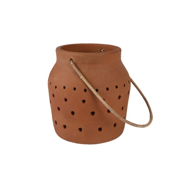 Theelichthouder Terracotta Klei Dia14.00-H15.00Cm Terra/Kleur(En)