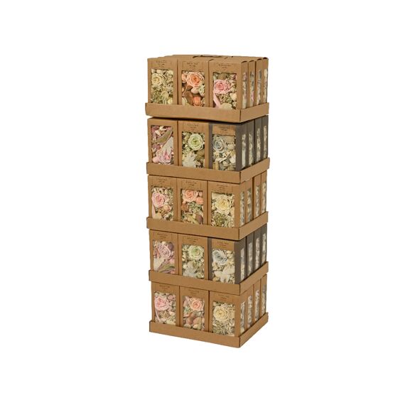 Potpourri Droogbloem L12.00-W6.00-H20.00Cm 6 Assortiment Prijs Per Stuk