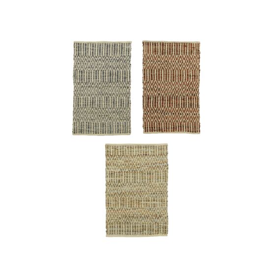 Kleed Leer L90.00-W60.00-H0.50Cm 3 Assortiment Prijs Per Stuk