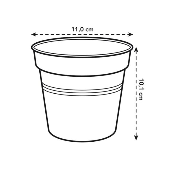 Elho Green Basics Kweekpot 11Cm Steengroen