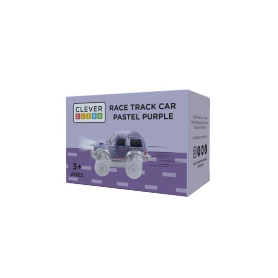 Cleverclixx Race Track Car Pastel Purple