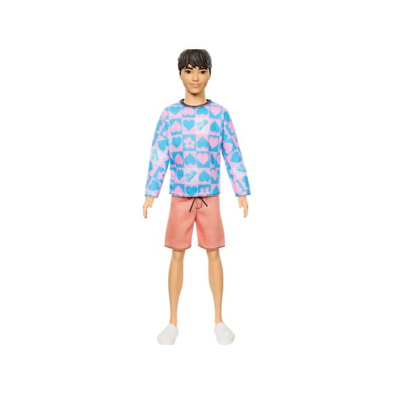 Barbie Ken Fashionista Doll Blue And Pink Sweater