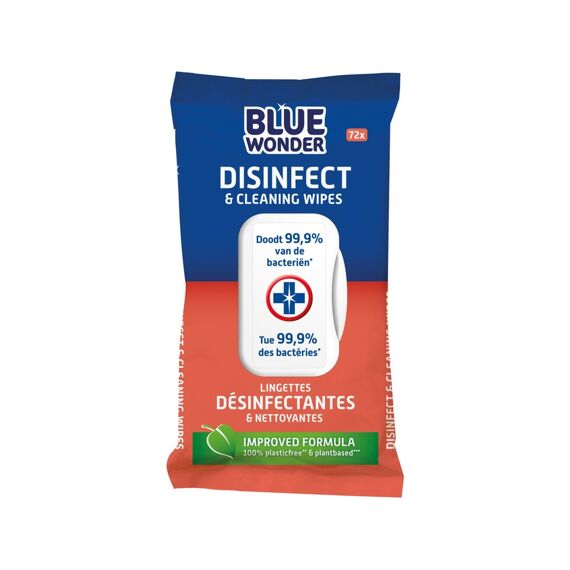 Blue Wonder Desinfecterende En Cleaning Doekjes 72 Stuks