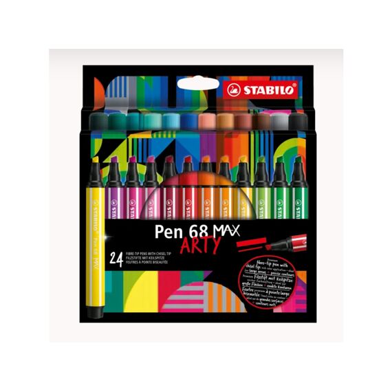 Stabilo Pen 68 Arty Max In Wallet 24St