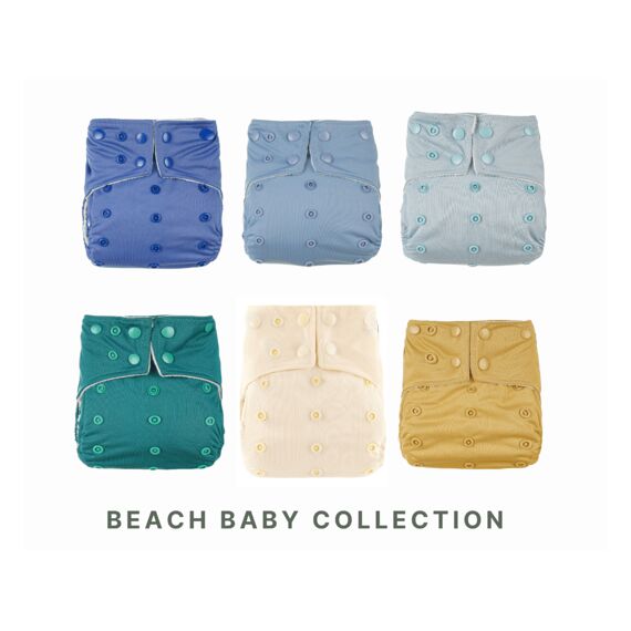 Smartass Diapers Wasbare Luier Startpakket Beach Baby