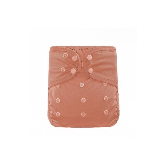 Smartass Diapers Wasbare Luier 1-Delig  Bamboe/Pebbles And Stones Terracotta