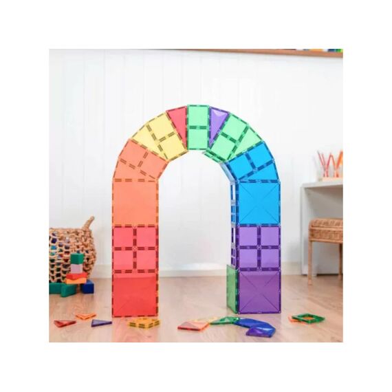 Connetix Magnetic Tiles Rainbow Starter Pack 60 Stuks