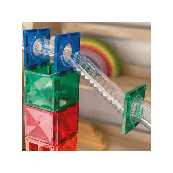 Connetix Magnetic Tiles Rainbow Ball Run Pack 92 Stuks