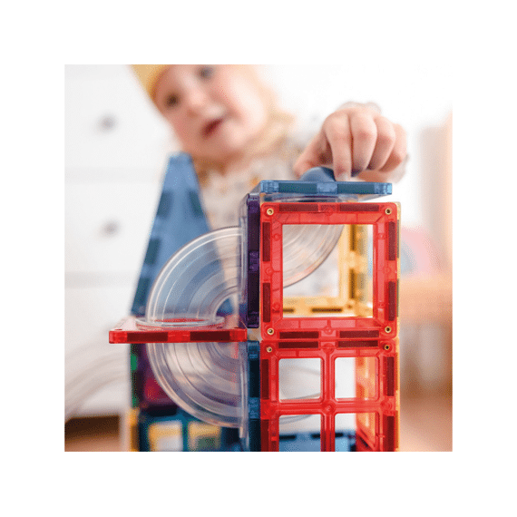 Connetix Magnetic Tiles Rainbow Ball Run Pack 92 Stuks