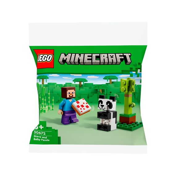 Lego Minecraft 30672 Steve En Babypanda