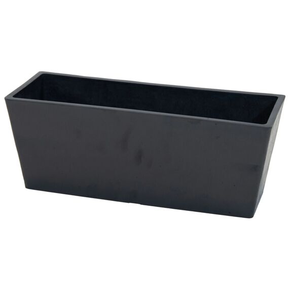 Bloembak Ecostone Balconybox Dark Grey L45Xw17Xh17Cm