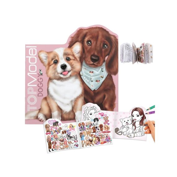 Topmodel Doggy Kleurboek Kitty And Doggy