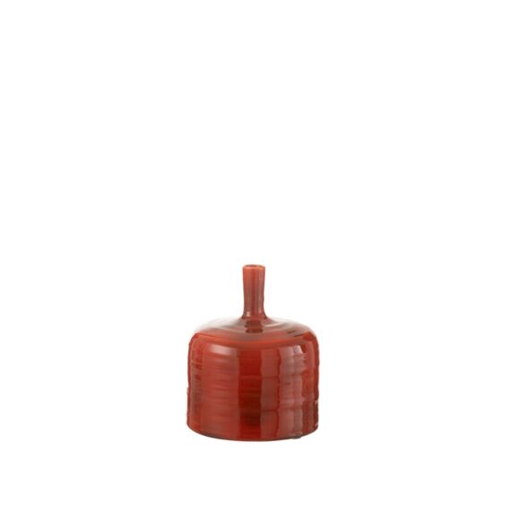 Vaas Akane Fles Ker Rood S 19X19X23Cm