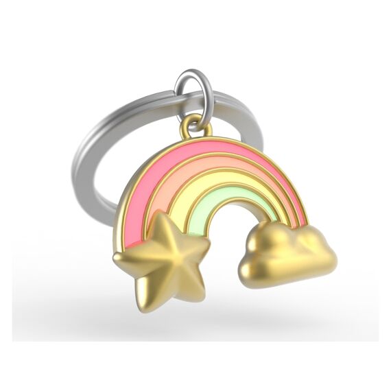 Metalmorphose Sleutelhanger Regenboog