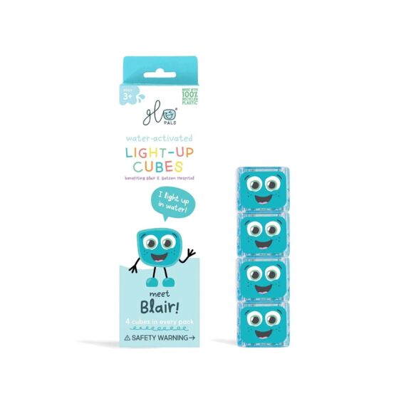 Glopals Light Up Cubes 4 Stuks Blair Blauw