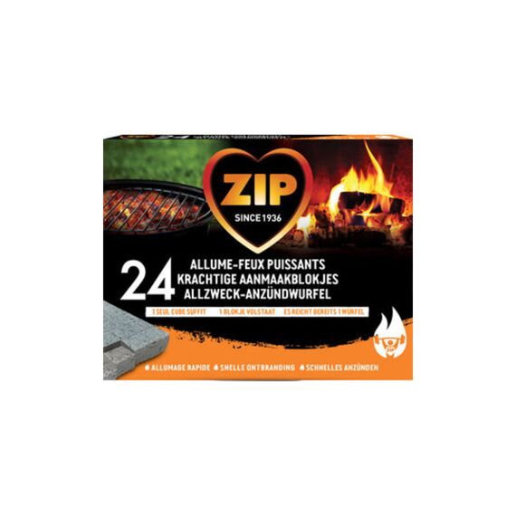 Zip Kero Energy Aanmaakblokjes 24St