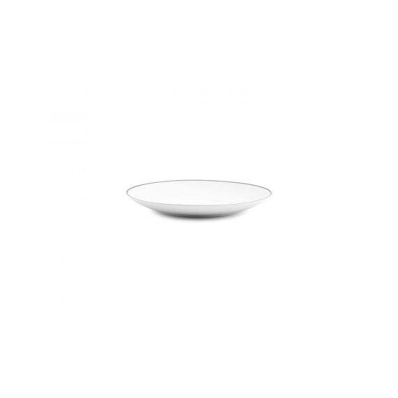 Bonbistro Plat Bord Coupe Basic Wit Black Rim 20,5Cm