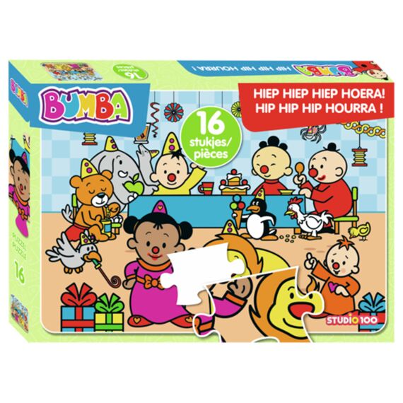 Bumba Puzzel 16 Stuks Hiep Hiep