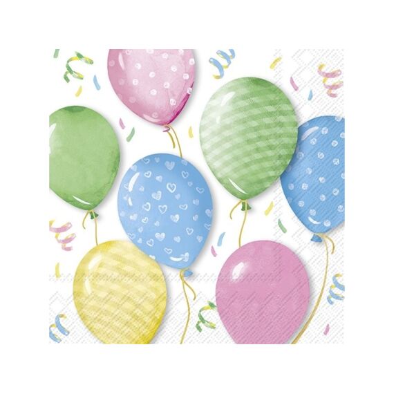 Ihr 10472 Little Balloons Lunchservet Mix