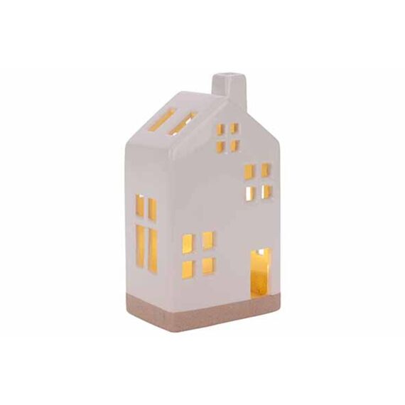 Cosy & Trendy Lamp House Led 10X7Xh18Cm Rechthoek Keramiek