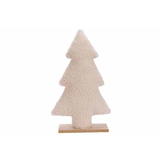 Cosy & Trendy Kerstboom Plush Beige 20X5Xh33Cm Foam